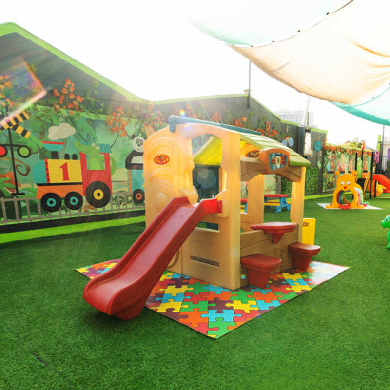 juegos en jardín